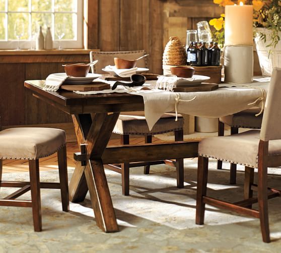 2017 Pottery Barn Buy More Save More Sale: Save 25 In Popular Tuscan Chestnut Toscana Extending Dining Tables (Photo 17 of 30)