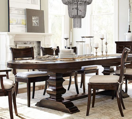 [%2017 Pottery Barn Dining Room Sale: Save 30% Dining Tables Throughout Trendy Rustic Brown Lorraine Pedestal Extending Dining Tables|rustic Brown Lorraine Pedestal Extending Dining Tables Throughout Well Known 2017 Pottery Barn Dining Room Sale: Save 30% Dining Tables|fashionable Rustic Brown Lorraine Pedestal Extending Dining Tables Throughout 2017 Pottery Barn Dining Room Sale: Save 30% Dining Tables|best And Newest 2017 Pottery Barn Dining Room Sale: Save 30% Dining Tables Inside Rustic Brown Lorraine Pedestal Extending Dining Tables%] (View 10 of 30)