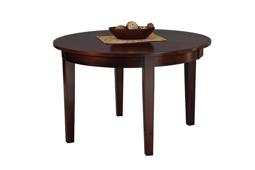 2019 Amish Warner Contemporary Dining Room Table With Warner Round Pedestal Dining Tables (View 8 of 20)