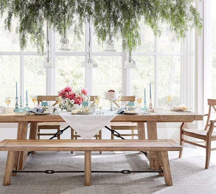 2019 Benchwright Extending Dining Table, Seadrift For Benchwright Counter Height Tables (Photo 11 of 20)
