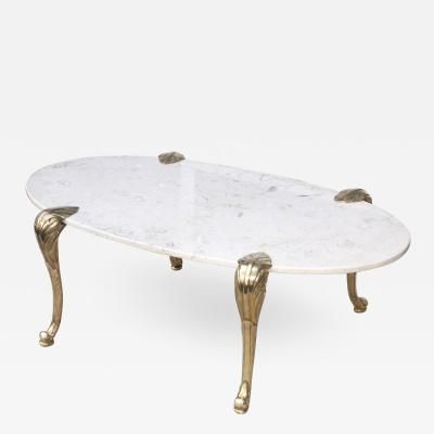 2020 Chapman Mfg. Co. – 1970's Marble And Brass Coffee Table Attributed To  Chapman Within Chapman Marble Oval Dining Tables (Photo 22 of 30)