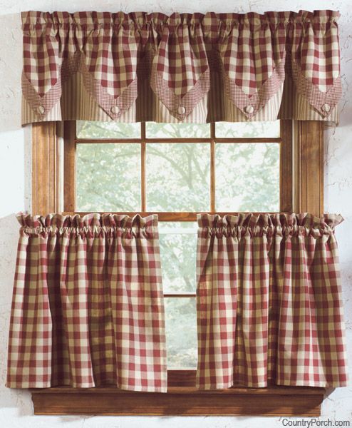 7 Nice Designs Of Kitchen Curtains – The Heart Of Your Intended For Top Of The Morning Printed Tailored Cottage Curtain Tier Sets (View 35 of 50)