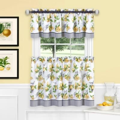 Achim Live, Love, Laugh 58 In. W X 36 In. L Grey Polyester For Live, Love, Laugh Window Curtain Tier Pair And Valance Sets (Photo 12 of 50)