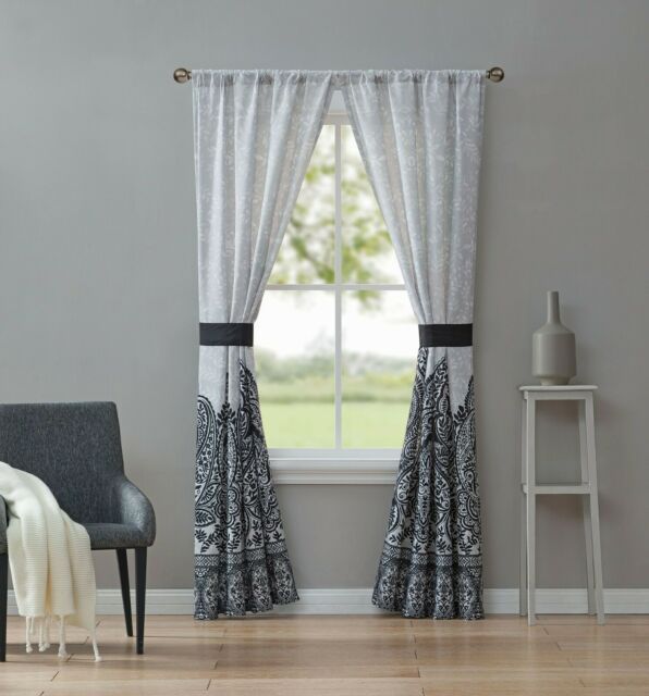 Alcove Vivian 84" X 84" 4 Pc. Window Set Inside Chocolate 5 Piece Curtain Tier And Swag Sets (Photo 28 of 30)