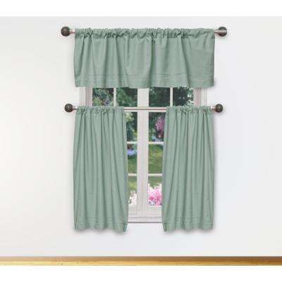 Aqua – Light Filtering Curtains – Curtains & Drapes – The Inside Wallace Window Kitchen Curtain Tiers (Photo 28 of 29)