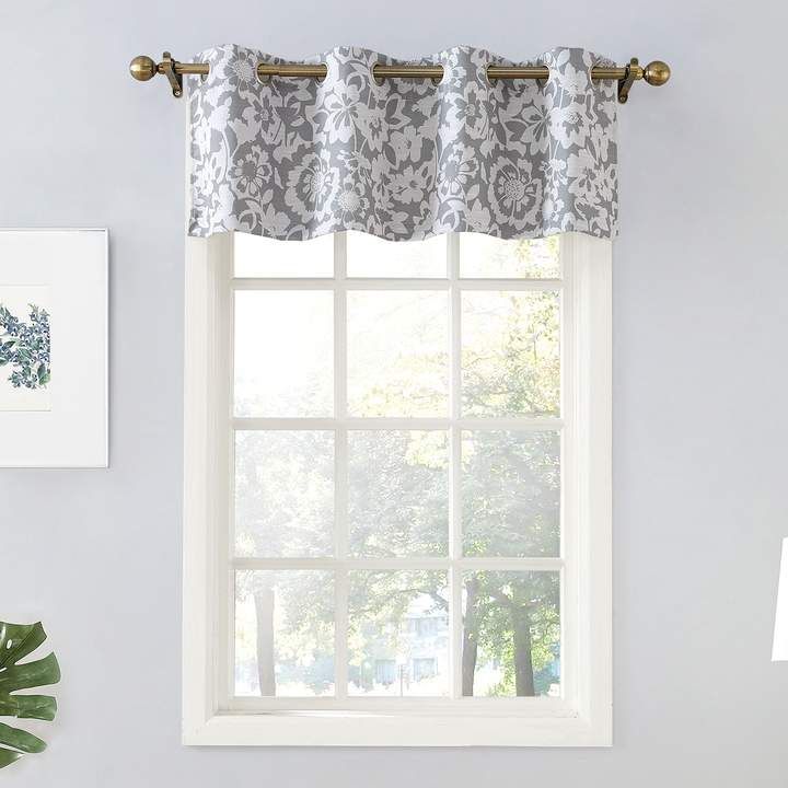Ariana Cotton Oversized Ruffle Valance White 50x18" | For Regarding Maize Vertical Ruffled Waterfall Valance And Curtain Tiers (View 13 of 30)