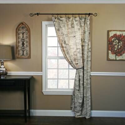 August Grove Guimauve Mason Jar Cottage Kitchen Window With Complete Cottage Curtain Sets With An Antique And Aubergine Grapvine Print (Photo 15 of 30)