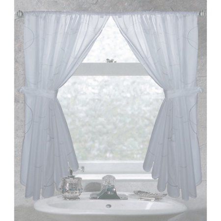 Ava Fabric Window Curtain, Multicolor | Products In 2019 With Tranquility Curtain Tier Pairs (View 22 of 30)
