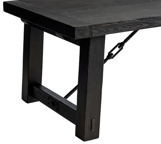 Benchwright Extending Dining Table, Seadrift, 86" – 122" L Pertaining To Fashionable Seadrift Benchwright Pedestal Extending Dining Tables (View 6 of 30)