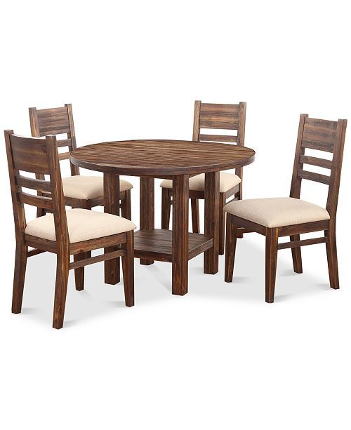 Best And Newest Macy's Avondale 5 Piece Dining Set – Aptdeco With Regard To Avondale Dining Tables (View 20 of 20)