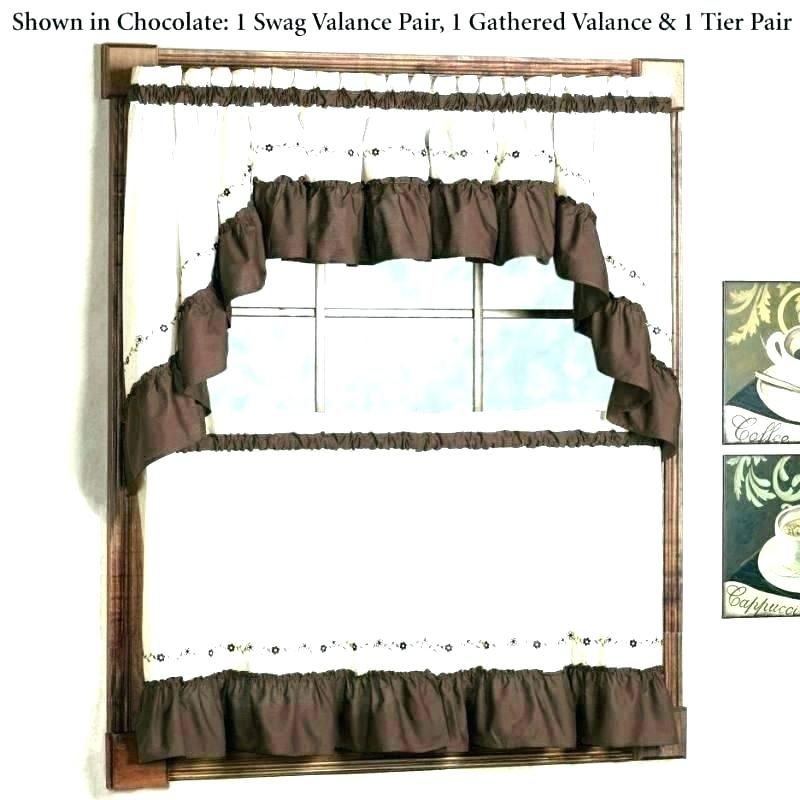 Better Homes And Gardens Valances – Ironhorseinn For Chocolate 5 Piece Curtain Tier And Swag Sets (View 12 of 30)
