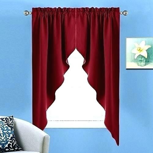 Blackout Kitchen Curtains – Palmart.co With Regard To Semi Sheer Rod Pocket Kitchen Curtain Valance And Tiers Sets (Photo 37 of 50)