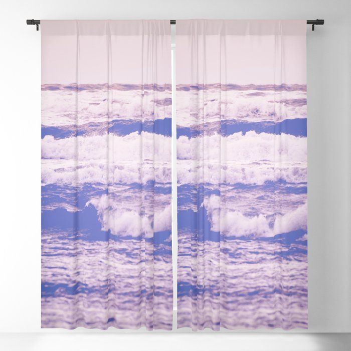 California Girl Beach Blackout Curtaincascadia Pertaining To Vintage Sea Shore All Over Printed Window Curtains (View 9 of 47)