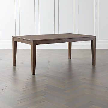 Crate And Barrel For Black Wash Banks Extending Dining Tables (View 20 of 20)