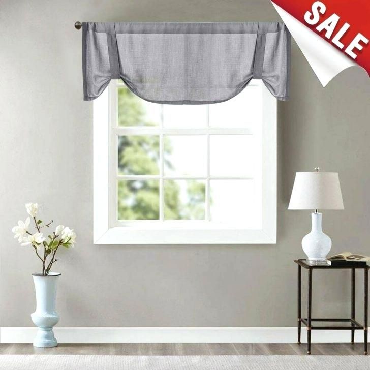 Curtain Sets With Valance – Onsaturn.co For Solid Microfiber 3 Piece Kitchen Curtain Valance And Tiers Sets (Photo 28 of 50)