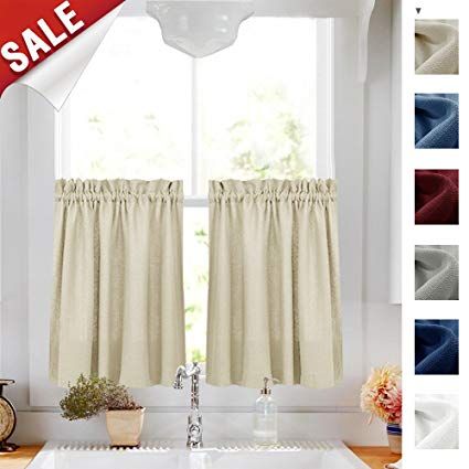 Curtains For Kitchen Window – Phandong Regarding Pintuck Kitchen Window Tiers (View 14 of 43)
