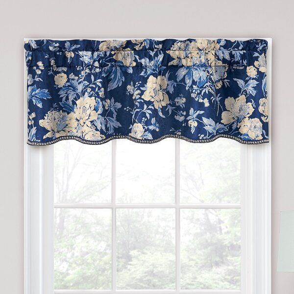 Drapes And Valances | Wayfair With Regard To Class Blue Cotton Blend Macrame Trimmed Decorative Window Curtains (View 12 of 30)