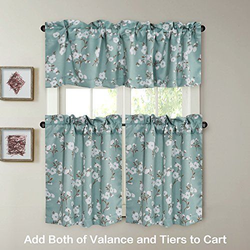 Energy Saving Ultra Soft Casual Kitchen Curtains Rod Pocket Pertaining To Rod Pocket Kitchen Tiers (View 21 of 50)