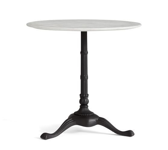 Famous Rae Marble Bistro Table, Antique Bronze, 32" D In 2019 In Rae Round Marble Bistro Tables (View 2 of 20)