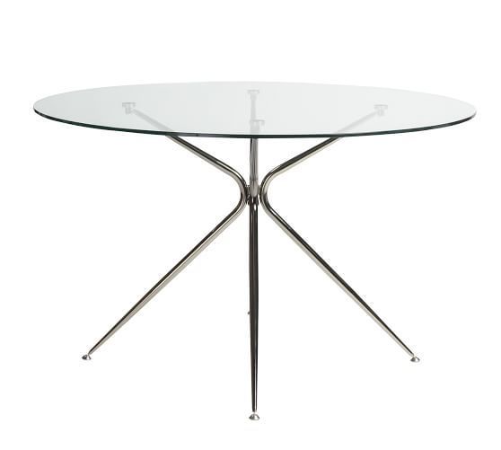 Fashionable Avery Round Dining Table, 48" D, Brushed Rose Gold (View 1 of 20)