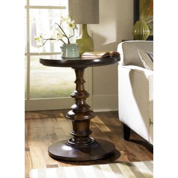 Favorite Chapman Round Marble Dining Tables Regarding Hammary Chapman Round End Table In Cherry 167 916 (Photo 22 of 30)