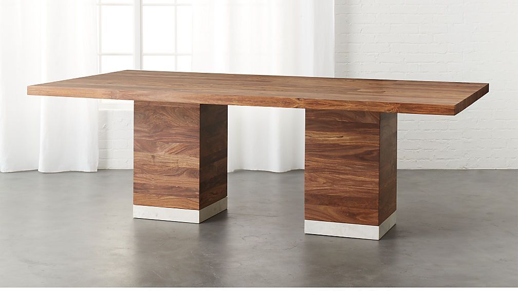 Favorite Wood + Marble Mateo Dining Table, Cb2 In 2019 (Photo 1 of 20)