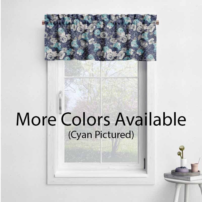 Floral – Scott Living Fabrics Botanic Collection – Window Valance For Floral Pattern Window Valances (View 43 of 50)