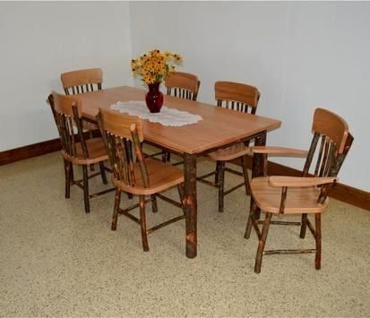 Fresh Hickory Dining Chairs – Chaircushions Throughout Recent Cleary Oval Dining Pedestal Tables (View 15 of 20)