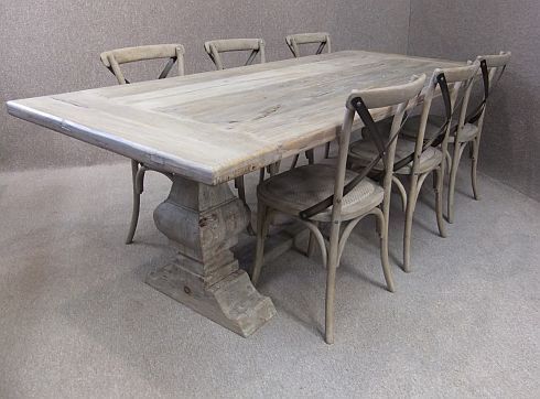 Gray Wash Furniture, Table Inside Black Wash Banks Extending Dining Tables (View 6 of 20)