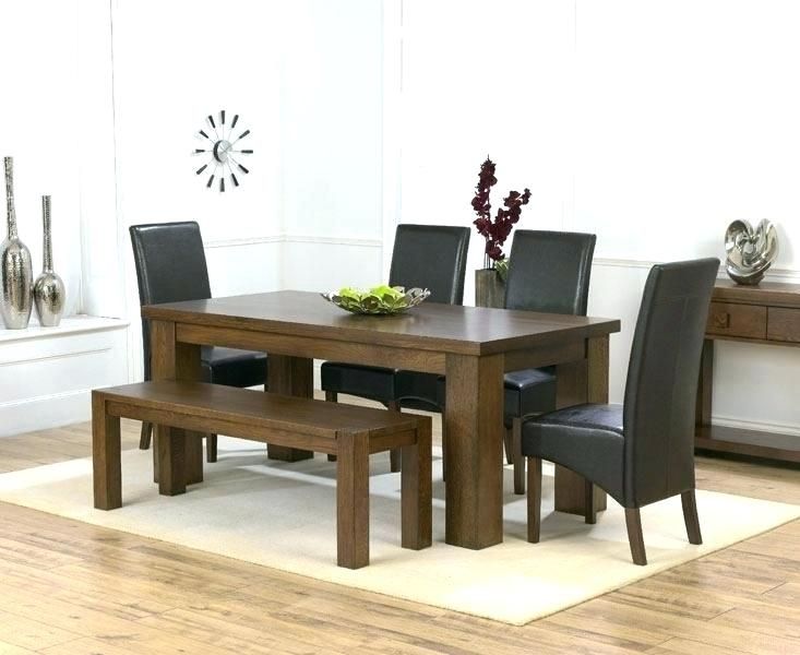 Griffin Reclaimed Wood Dining Tables Within Popular Dining Table Bench Seat Dimensions – Insidestories (View 20 of 30)