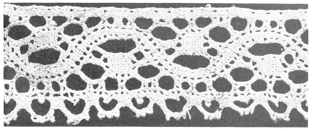 History Of Lace With Cotton Classic Toast Window Pane Pattern And Crotchet Trim Tiers (Photo 45 of 50)