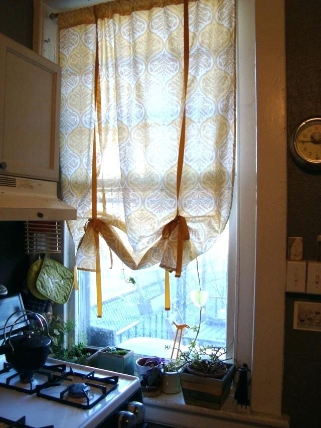 How To Make Kitchen Curtains Kitchen Window Curtains Target Within Farmhouse Kitchen Curtains (Photo 22 of 50)