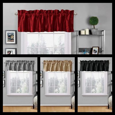 Hudson Pintuck Window Curtain Valance 12"x60 – $10.29 | Picclick Throughout Hudson Pintuck Window Curtain Valances (Photo 5 of 30)