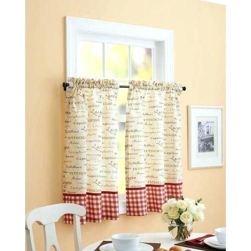 Kitchen Curtain Style – Cryptosweekly.co Intended For Country Style Curtain Parts With White Daisy Lace Accent (Photo 40 of 50)