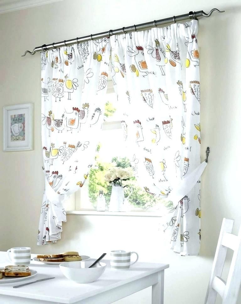 Kitchen Curtain Style – Cryptosweekly.co With Regard To Country Style Curtain Parts With White Daisy Lace Accent (Photo 21 of 50)