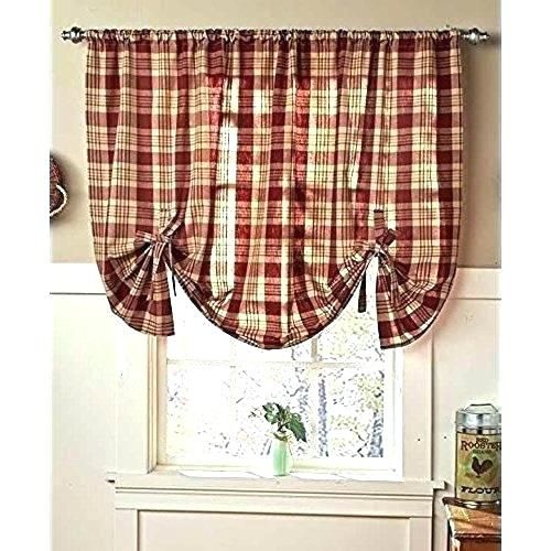 Kitchen Curtain Style – Cryptosweekly.co Within Country Style Curtain Parts With White Daisy Lace Accent (Photo 16 of 50)