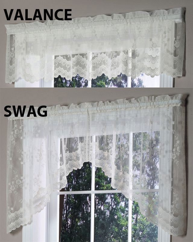 Kitchen Tier Curtains – Mona Lisa Jacquard Floral Lace For Floral Lace Rod Pocket Kitchen Curtain Valance And Tiers Sets (Photo 24 of 50)