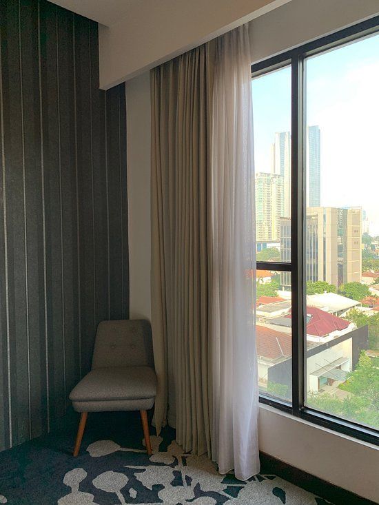 Liberty Hotel Thamrin Jakarta Ab 30€ (4̶5̶€̶): Bewertungen With Regard To Oakwood Linen Style Decorative Window Curtain Tier Sets (View 25 of 30)