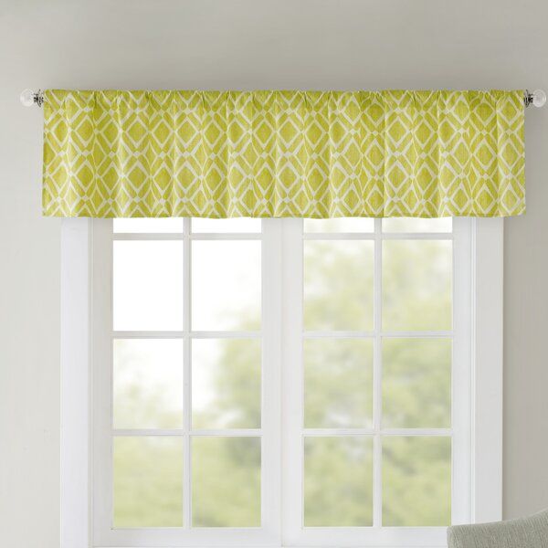 Light Green Valance | Wayfair Regarding Luxury Light Filtering Straight Curtain Valances (Photo 3 of 47)