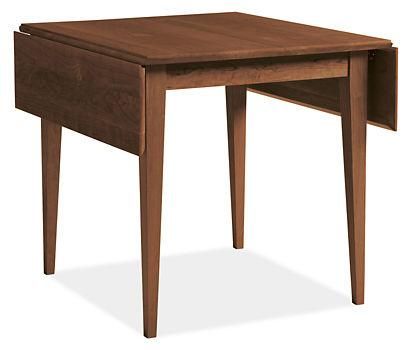 Mahogany Shayne Drop Leaf Kitchen Tables For 2019 Arlington Drop Leaf Dining Table – Crate And Barrel (View 20 of 20)