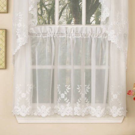 Featured Photo of Top 30 of White Micro Striped Semi Sheer Window Curtain Pieces