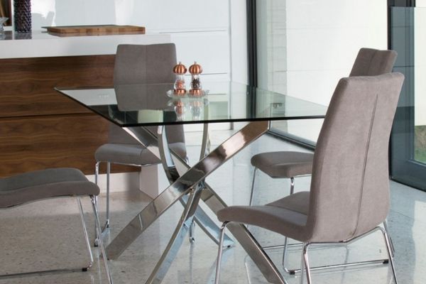 Most Current Dining Tables In Cornwall & Devon At Furniture World With Gray Wash Banks Extending Dining Tables (View 28 of 30)
