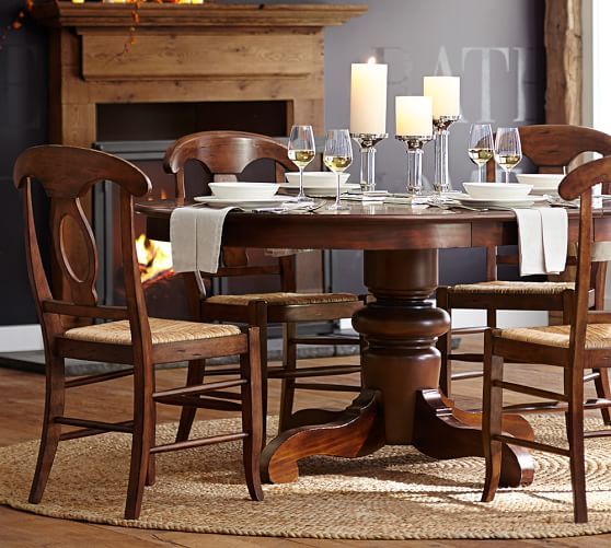 Most Current Rustic Brown Lorraine Pedestal Extending Dining Tables Throughout Pedestal Dining Tables You'll Love For Years To Come! (Photo 25 of 30)