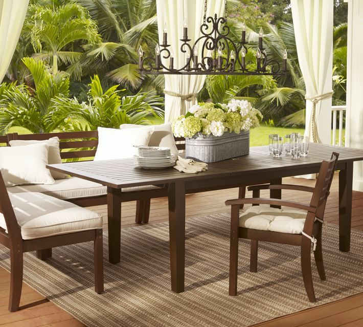 Most Current Seadrift Toscana Extending Dining Tables With Regard To Toscana Extending Dining Table Seadrift Pottery Barn With (View 21 of 30)