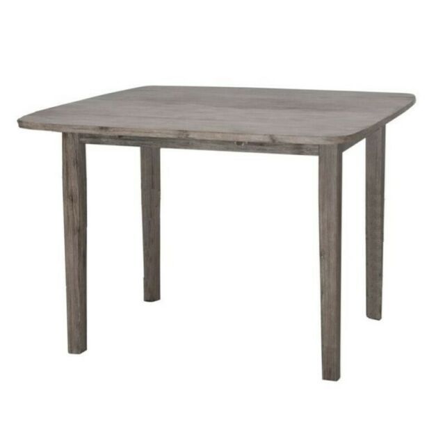 Most Popular Bowery Hill Dining Table In Driftwood Gray Wire Brush Intended For Bowry Reclaimed Wood Dining Tables (View 19 of 20)