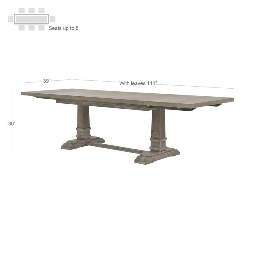 Most Up To Date Black Wash Banks Extending Dining Tables Within Hudson Gray Extendable Dining Table (View 11 of 20)