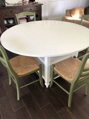 New And Used Kitchen Table For Sale In Carson, Ca – Offerup Within Best And Newest Antique White Shayne Drop Leaf Kitchen Tables (Photo 17 of 30)