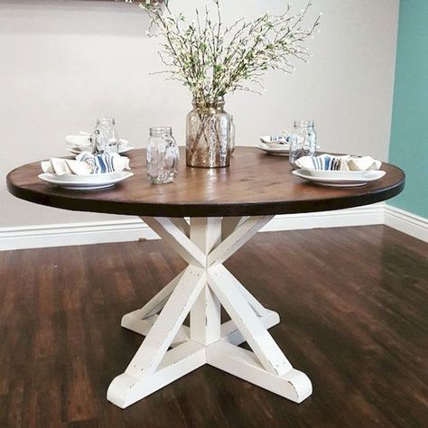 Newest Driftwood White Hart Reclaimed Pedestal Extending Dining Tables Pertaining To Hart Reclaimed Pedestal Extending Dining Table, Driftwood White (View 18 of 30)