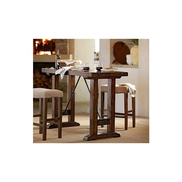 Newest Pottery Barn Benchwright Bar Height Table, Rustic Mahogany Throughout Benchwright Bar Height Dining Tables (View 4 of 20)