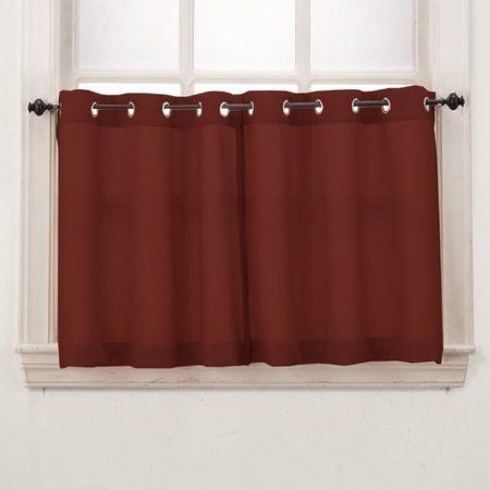 No. 918 Montego Window Curtain Valance/kitchen Curtains, Set With Wallace Window Kitchen Curtain Tiers (Photo 6 of 29)